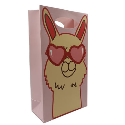 Paper Gift Bag with Window Handle and Colorful Printing Shopping Paper Bag for Clothing