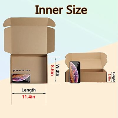 FSC C1S Grey Corrugated Cardboard Gift Boxes Geen Druk
