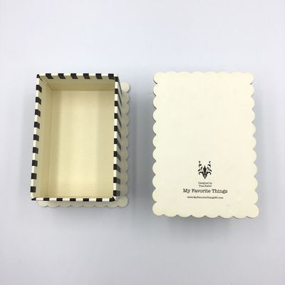 De kosmetische Vakjes van de Kartongift met Dekselsodm die Gerecycleerde Document Bodem verpakken